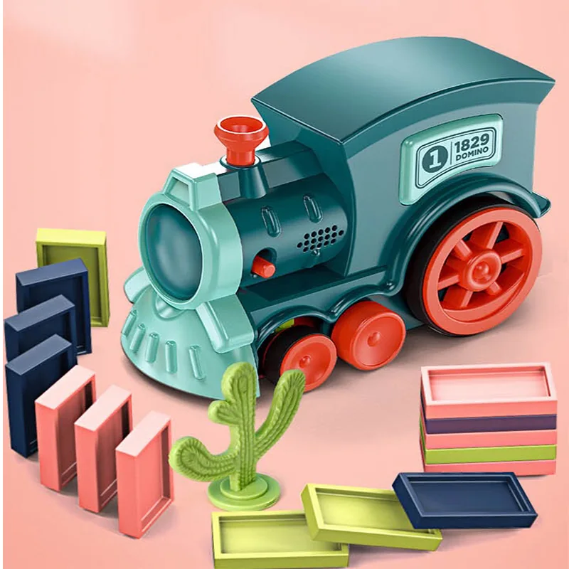 Trem de Dominó Automático com 60 Peças