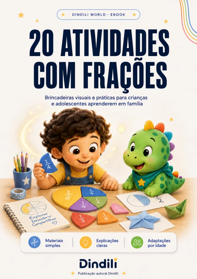 Capa de 20 Atividades com Frações