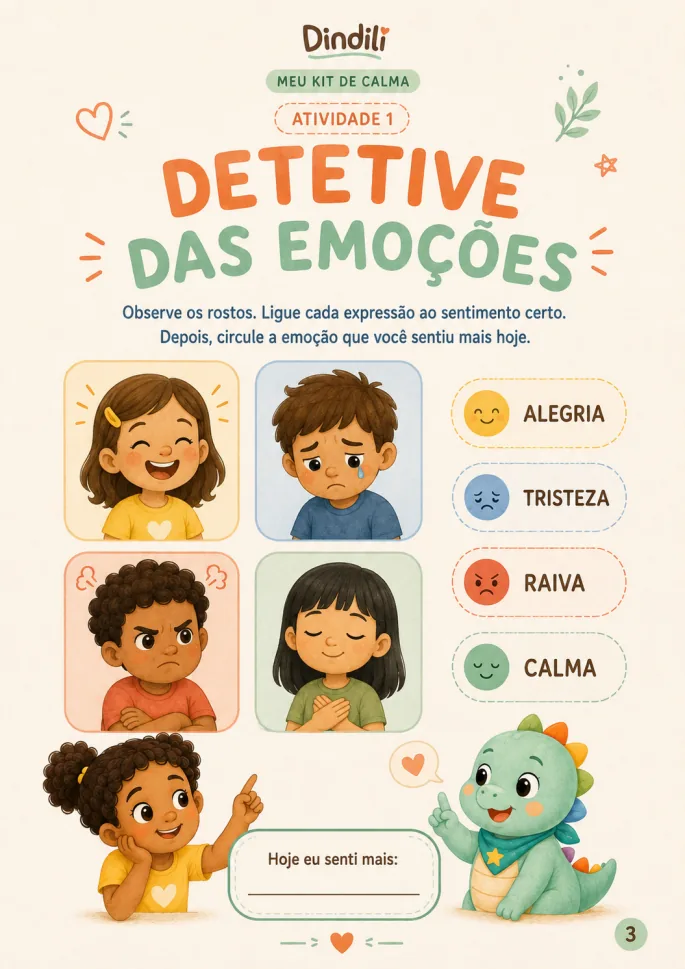 Atividade de prévia do Meu Kit de Calma