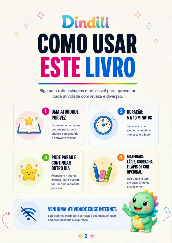 Página de prévia do Números, Vogais e Primeiras Letras