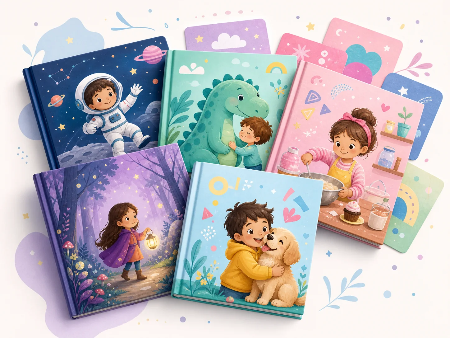 Coleção colorida de livros infantis Story Pack