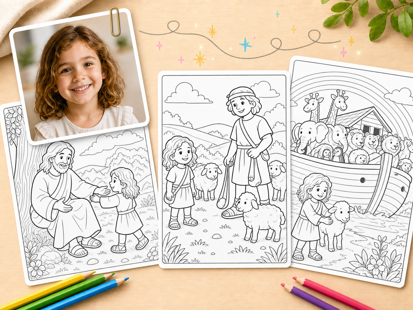 Pr&eacute;via do pack Kingdom Colors personalizado para colorir